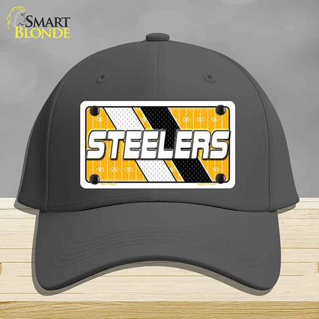 STEELERS Graphic Novelty License Plate Hat HAT-MLP-14651 Cotton Charcoal