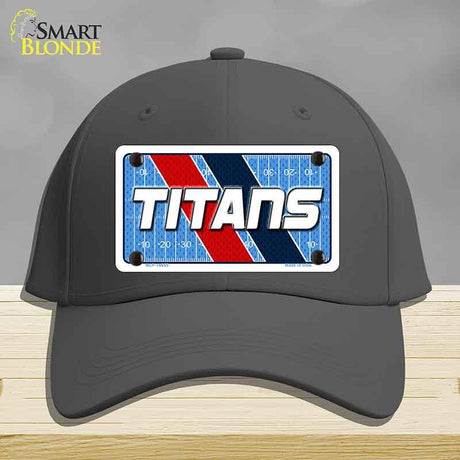 TITANS Graphic Novelty License Plate Hat HAT-MLP-14655 Cotton Charcoal