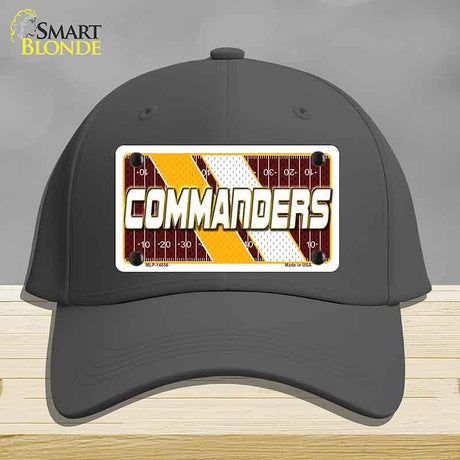 COMMANDERS Graphic Novelty License Plate Hat HAT-MLP-14656 Cotton Charcoal