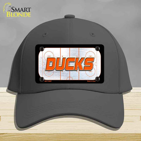 DUCKS Graphic Novelty License Plate Hat HAT-MLP-14657 Cotton Charcoal