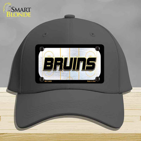 BRUINS Graphic Novelty License Plate Hat HAT-MLP-14658 Cotton Charcoal