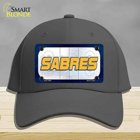 SABRES Graphic Novelty License Plate Hat HAT-MLP-14659 Cotton Charcoal
