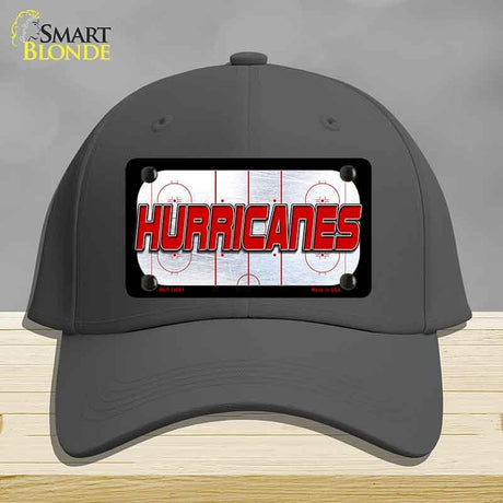 HURRICANES Graphic Novelty License Plate Hat HAT-MLP-14661 Cotton Charcoal