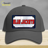 BLUE JACKETS Graphic Novelty License Plate Hat HAT-MLP-14664 Cotton Charcoal