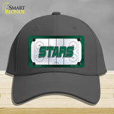 STARS Graphic Novelty License Plate Hat HAT-MLP-14665 Cotton Charcoal