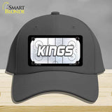 KINGS Graphic Novelty License Plate Hat HAT-MLP-14669 Cotton Charcoal