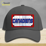 CANADIENS Graphic Novelty License Plate Hat HAT-MLP-14671 Cotton Charcoal