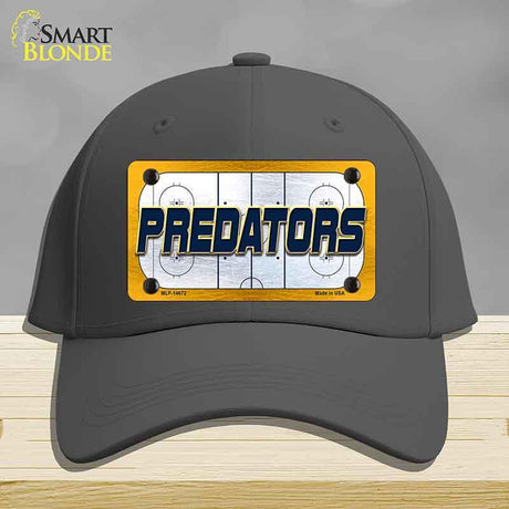 PREDATORS Graphic Novelty License Plate Hat HAT-MLP-14672 Cotton Charcoal