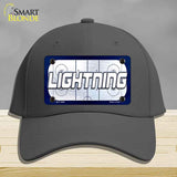 LIGHTNING Graphic Novelty License Plate Hat HAT-MLP-14682 Cotton Charcoal