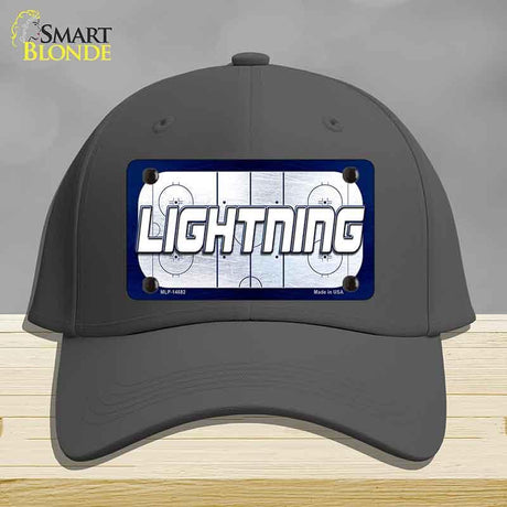 LIGHTNING Graphic Novelty License Plate Hat HAT-MLP-14682 Cotton Charcoal