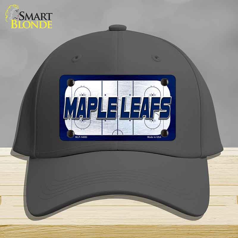 MAPLE LEAFS Graphic Novelty License Plate Hat HAT-MLP-14683 Cotton Charcoal