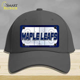MAPLE LEAFS Graphic Novelty License Plate Hat HAT-MLP-14683 Cotton Charcoal