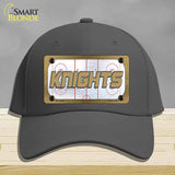 KNIGHTS Graphic Novelty License Plate Hat HAT-MLP-14686 Cotton Charcoal