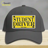 Student Driver Novelty License Plate Hat Cotton / Charcoal