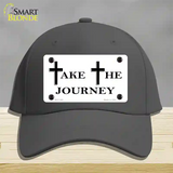 Take The Journey Vanity Novelty License Plate Hat Cotton / Charcoal