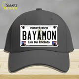 Bayamon Novelty License Plate Hat Cotton / Charcoal