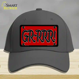 GR-RRR Novelty License Plate Hat Cotton / Charcoal