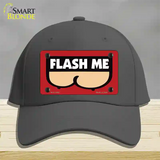 Flash Me Novelty License Plate Hat Cotton / Charcoal