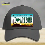 I Love Arizona Novelty License Plate Hat Cotton / Charcoal