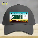 Snowbird Arizona Novelty License Plate Hat Cotton / Charcoal