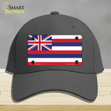 Hawaii Flag State Flag Novelty License Plate Hat Cotton / Charcoal