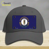 Kentucky State Flag Novelty License Plate Hat Cotton / Charcoal