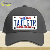 Tailgtr North Carolina Novelty License Plate Hat Cotton / Charcoal