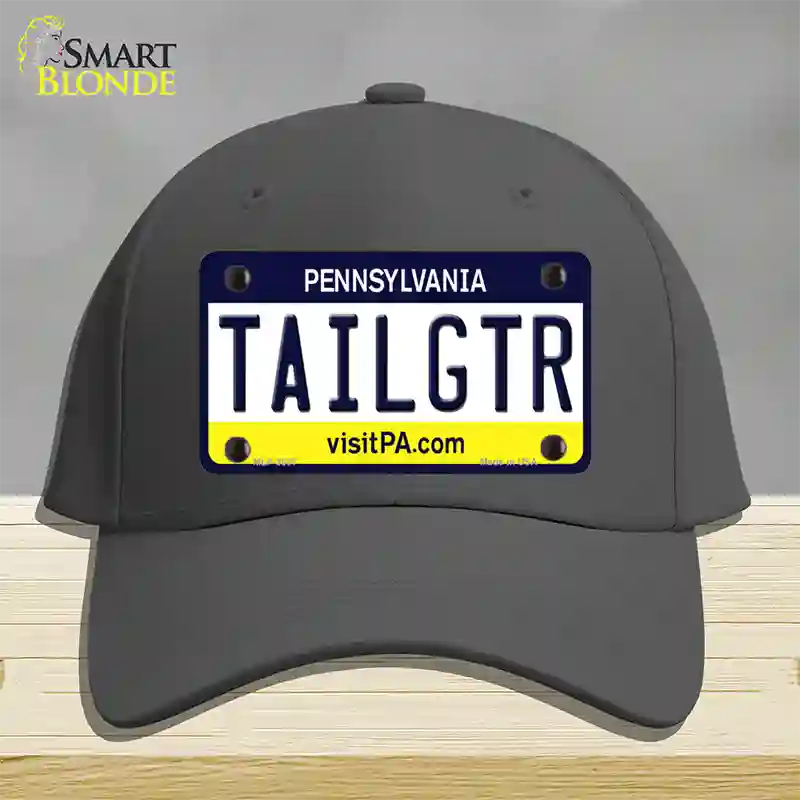 Tailgtr Pennsylvania Novelty License Plate Hat Cotton / Charcoal