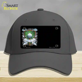 Golf Banner Offset Novelty License Plate Hat Cotton / Charcoal