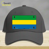 Gabon Flag Novelty License Plate Hat Cotton / Charcoal