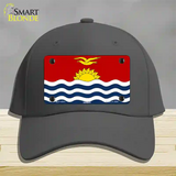 Kiribati Flag Novelty License Plate Hat Cotton / Charcoal