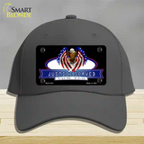 America Justice Served Novelty License Plate Hat Cotton / Charcoal