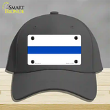 Thin Blue Line White Novelty License Plate Hat Cotton / Charcoal