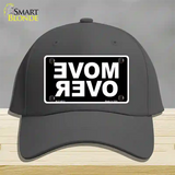 Move Over Black Novelty License Plate Hat Cotton / Charcoal