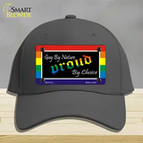 Gay By Nature Novelty License Plate Hat Cotton / Charcoal