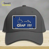 Handicap Crap Logo Novelty License Plate Hat Cotton / Charcoal