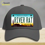 River Rat Arizona Novelty License Plate Hat Cotton / Charcoal