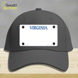 Virginia Old Dominion Blank Novelty License Plate Hat Cotton / Charcoal