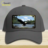 Eagle Over Water Novelty License Plate Hat Cotton / Charcoal