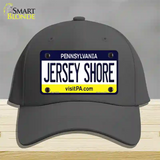 Jersey Shore Pennsylvania State Novelty License Plate Hat Cotton / Charcoal
