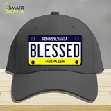 Blessed Pennsylvania State Novelty License Plate Hat Cotton / Charcoal