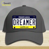 Dreamer Pennsylvania State Novelty License Plate Hat Cotton / Charcoal