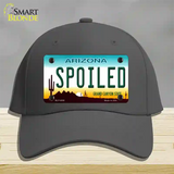 Arizona Spoiled Novelty License Plate Hat Cotton / Charcoal