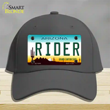 Arizona Rider Novelty License Plate Hat Cotton / Charcoal