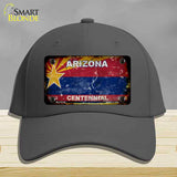Arizona Centennial State Rusty Novelty License Plate Hat HAT-MLP-8190
