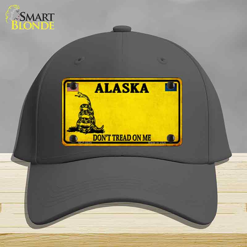 Alaska Dont Tread On Me Novelty License Plate Hat HAT-MLP-8834
