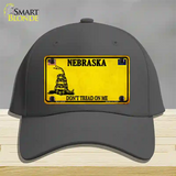 Nebraska Dont Tread On Me Novelty License Plate Hat Cotton / Charcoal