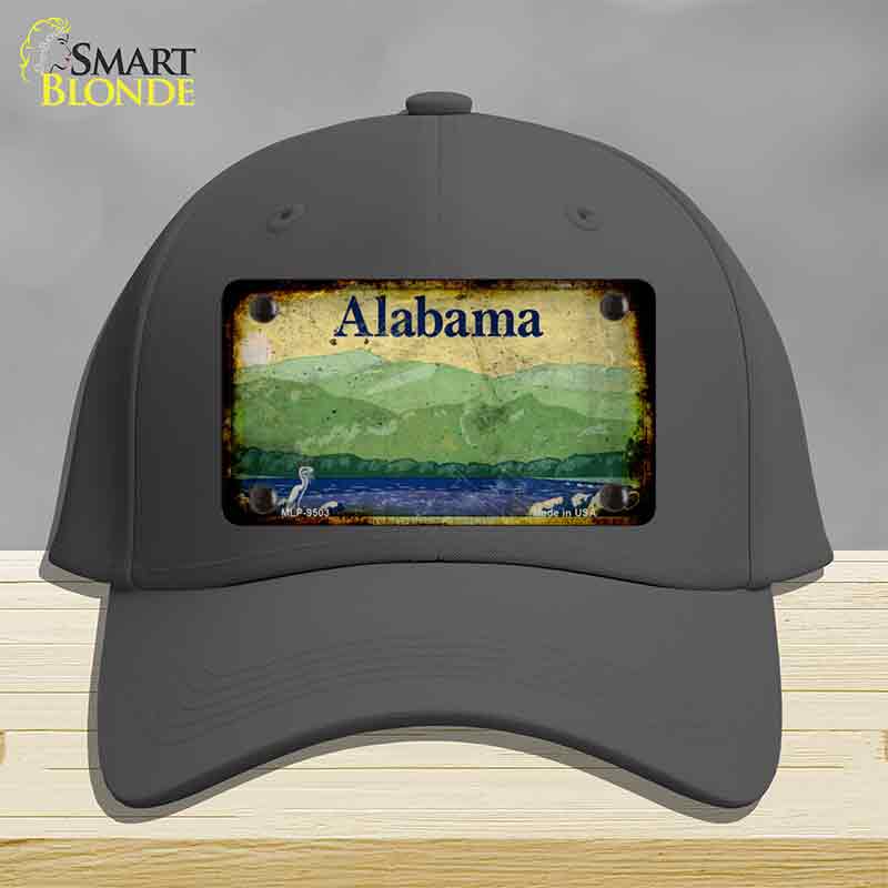 Alabama Rusty Novelty License Plate Hat HAT-MLP-9503