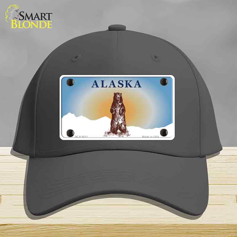 Alaska Bear Novelty License Plate Hat HAT-MLP-9511
