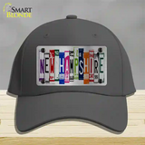 New Hampshire License Plate Art Novelty License Plate Hat Cotton / Charcoal
